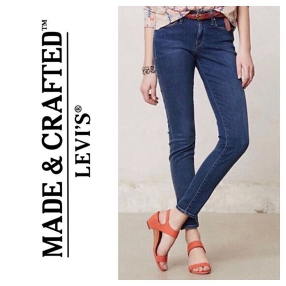 Levi’s Made & Crafted Empire Mid Rise Skinny Jeans - Picture 1 of 11